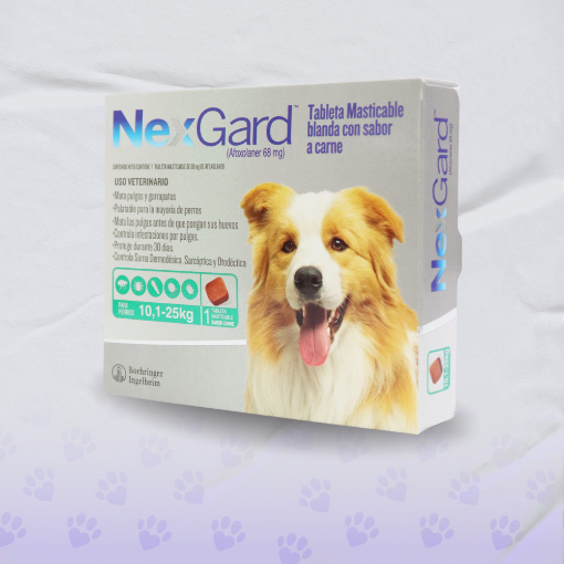 Imagen de Nexgard L UNIDAD  (10.1-25 kg) Verde