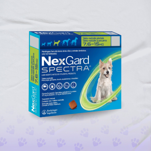 Imagen de Nexgard SPECTRA M unidad (7,6,-15kg)